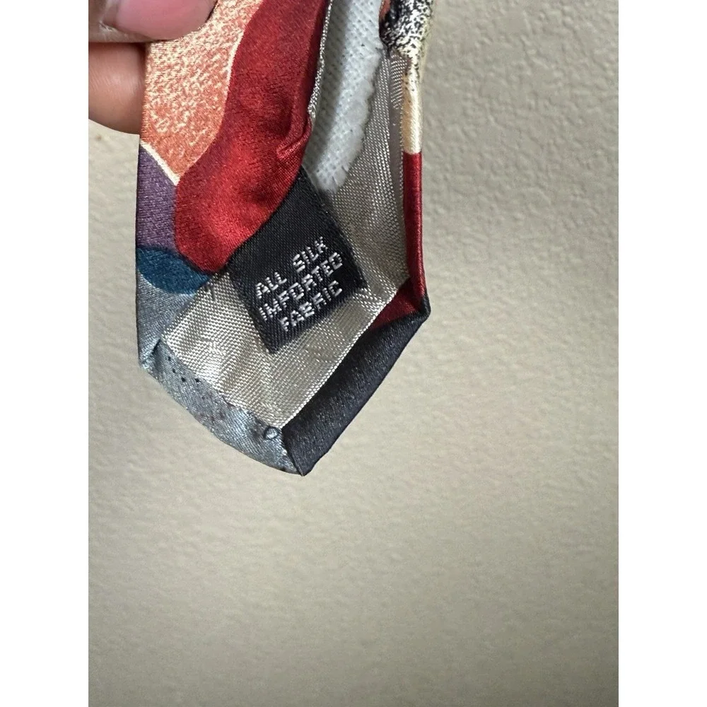 GIVENCHY Monsieur Men's Silk Tie Neck Tie Floral‎ Multi-Color Classic